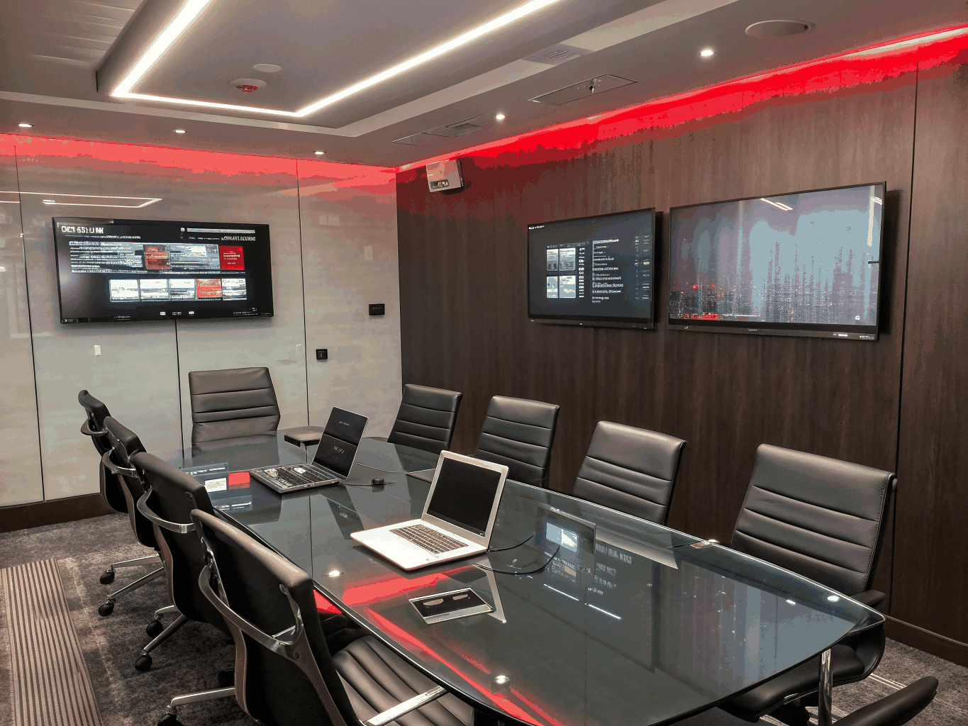 Boardroom setting representing corporate legal oversight
