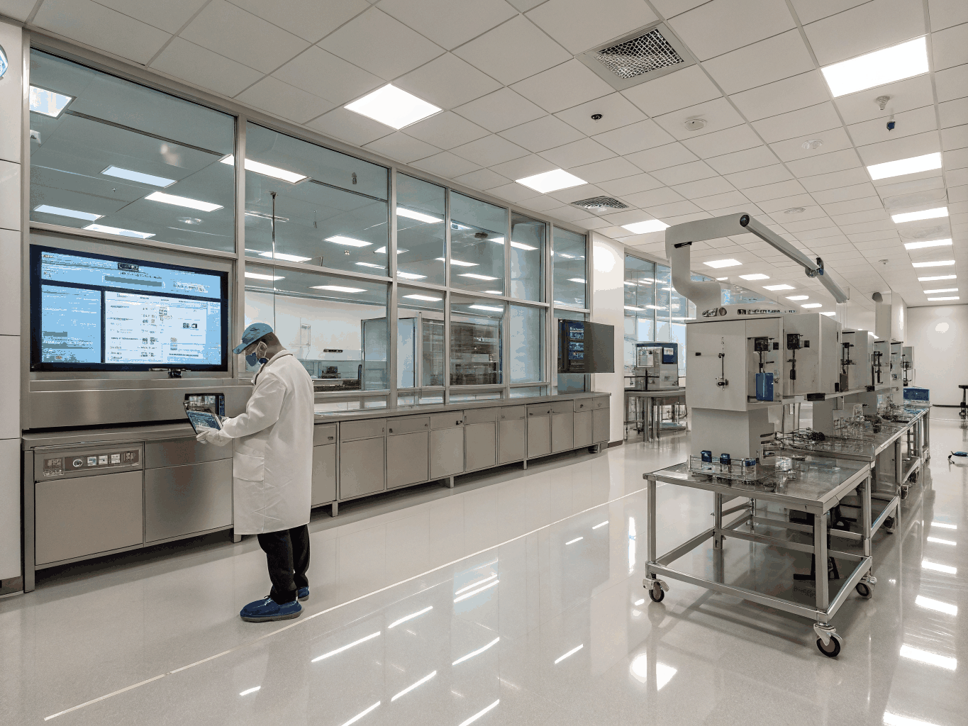 Laboratory research environment requiring high-level IP security